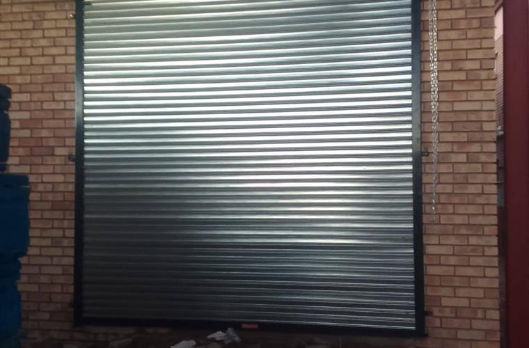 Roller shutter installation project